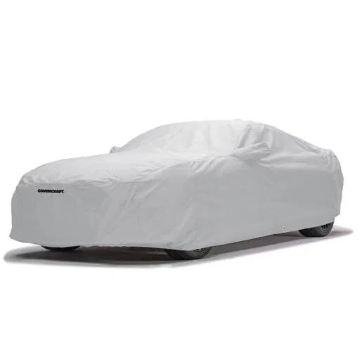 C17616AC – COVERCRAFT Car Cover, All-Weather Proof Gray 5 Layer Softback Fabric With 2 Mirror Pockets Lockable